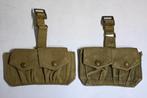2 x lee enfield patronen tas wo2 engeland, Ophalen of Verzenden, Landmacht, Engeland, Overige typen