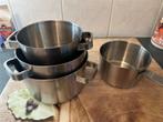 BK pannen, Ophalen, Zo goed als nieuw, Rvs, Pannenset