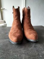 Suede dameslaarsjes maat 38 (z.g.a.n.), Overige kleuren, Lage of Enkellaarzen, Ophalen of Verzenden, Zo goed als nieuw