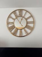 Gouden wandklok, Ophalen of Verzenden, Zo goed als nieuw