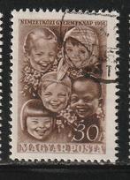 Hongarije 1951 - Kinderhoofdjes, Ophalen, Gestempeld