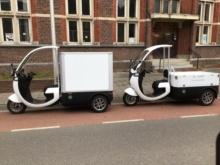 Rap bange electrische scooter met laadbakje of laadbak, Fietsen en Brommers, Brommers | Overige merken, Zo goed als nieuw, Ophalen