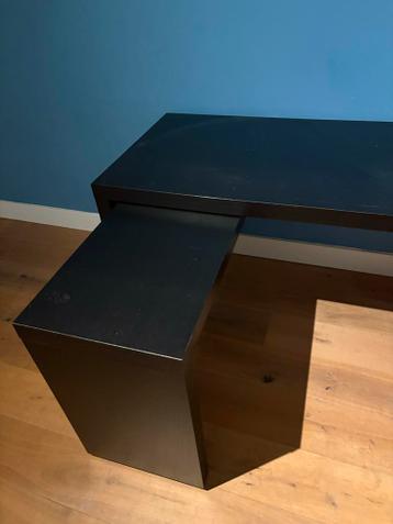 IKEA Malm bureau - Zwart - afbeelding 1