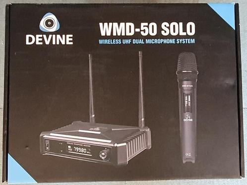 Draadloze microfoon Devine WMD-5- Solo incl. knoopsgat micro, Muziek en Instrumenten, Microfoons, Zo goed als nieuw, Zangmicrofoon