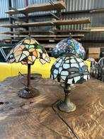 3x Tiffany Look tafel lampen, Huis en Inrichting, Lampen | Tafellampen, Ophalen, Zo goed als nieuw, Minder dan 50 cm