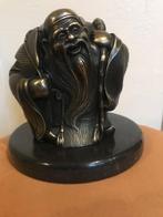 zeldzaam bronzen beeld, Chinese wijsgeer, Antiek en Kunst, Kunst | Beelden en Houtsnijwerken, Ophalen of Verzenden