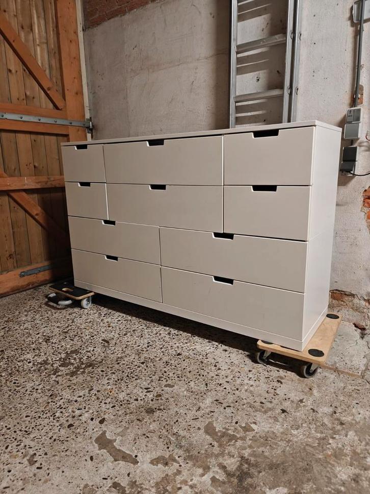 Ikea Nordli ladekast met 10 lades, Huis en Inrichting, Kasten | Ladekasten, Gebruikt, Minder dan 100 cm, 150 tot 200 cm, 25 tot 50 cm