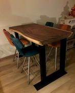 Hoge Suar Houten Boomstamtafel (raintree), Ophalen, Zo goed als nieuw