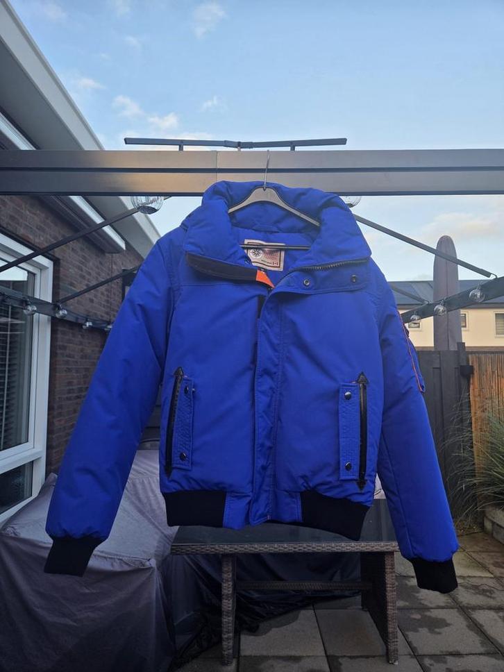 Nieuwe OSC winterjas, model Desna, kleur Artic Blue maat S, Kleding | Heren, Jassen | Winter, Ophalen of Verzenden