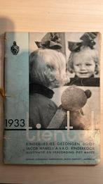AVRO. Kinderliedjes. Uitgave in 1933., Ophalen of Verzenden, Jacob Hamel’s