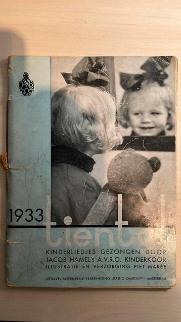 AVRO. Kinderliedjes. Uitgave in 1933. beschikbaar voor biedingen