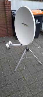 Zelfzoekende schotel, Caravans en Kamperen, Ophalen