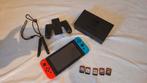 Nintendo switch + games, Spelcomputers en Games, Ophalen of Verzenden, Zo goed als nieuw, Switch Original