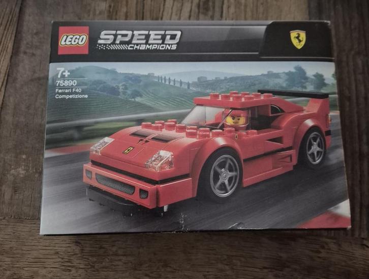 lego speed champions Ferrari F40 Competizione let op, Kinderen en Baby's, Speelgoed | Duplo en Lego, Zo goed als nieuw, Lego, Complete set