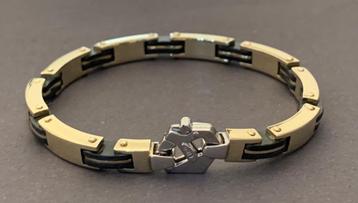 Gouden Armband met Witgouden Sluiting Merk:FIBO 14 Karaat  beschikbaar voor biedingen