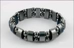Partij natuurlijk mineraal armband hematiet, Overige materialen, Verzenden, Nieuw, Met edelsteen