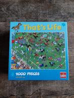 Leuke "That's Life" puzzel ! De Paarden Wedstrijd ! €2,50, Ophalen of Verzenden, 500 t/m 1500 stukjes, Zo goed als nieuw, Legpuzzel