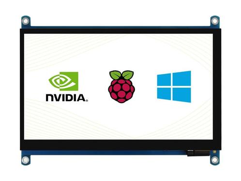 Waveshare 7HP QLED 7" Touchscreen Display 1024600 HDMI/USB, Hobby en Vrije tijd, Elektronica-componenten, Zo goed als nieuw, Ophalen of Verzenden