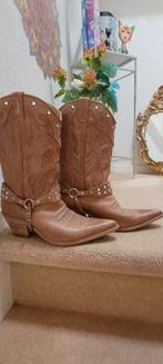 Wrangler cowboy western laarzen  leer mt 41 zgan 85e, Ophalen, Bruin, Lage of Enkellaarzen, Wrangler