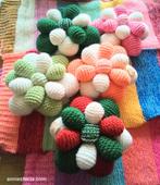 Gebreide kussen met glitters 50% korting Op = op!, Verzenden, Nieuw, Overige kleuren, Rond