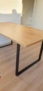 Eettafel zonder stoelen, Huis en Inrichting, Tafels | Eettafels, Ophalen, Kersenhout, Modern en strak, 50 tot 100 cm