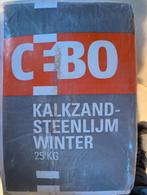 CEBO kalkzandsteen lijm winter 25kg zakken, Ophalen, Nieuw