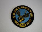 Patch 298 Squadron "Al 55 jaar is ons niets te veel", Verzamelen, Militaria | Algemeen, Verzenden, Luchtmacht, Nederland, Embleem of Badge
