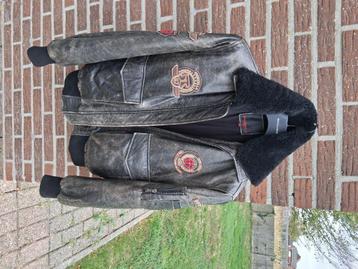Heren Bomber Leer Jacket FROCCELLA WOMO Mt50/L beschikbaar voor biedingen