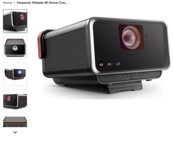 Viewsonic Laser beamer met projectie scherm 4K beschikbaar voor biedingen