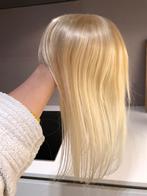Topper 100% human hair blond, Nieuw, Ophalen of Verzenden, Pruik of Haarverlenging