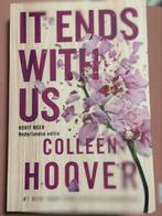 It ends with us (nooit meer) colleen hoover, Colleen Hoover, Ophalen of Verzenden, Zo goed als nieuw, Nederland