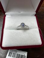 14kt witgouden ring met tanzanite en diamanten, Sieraden, Tassen en Uiterlijk, Ringen, Ophalen of Verzenden, Nieuw, Goud, Dame