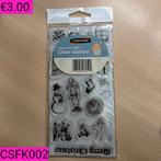 Stempels Fiskars, Ophalen of Verzenden, Zo goed als nieuw, Clearstamp