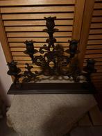 Prachtige Sierlijke Gietijzeren 5 Arms Kandelaar, Huis en Inrichting, Woonaccessoires | Kandelaars en Kaarsen, 25 tot 50 cm, Ophalen of Verzenden