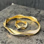 18k gouden armband met ring set nieuw, Ophalen of Verzenden, Nieuw, Goud