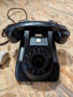 PTT Vintage telefoon zwart bakeliet draaischijf, Gebruikt, Ophalen of Verzenden