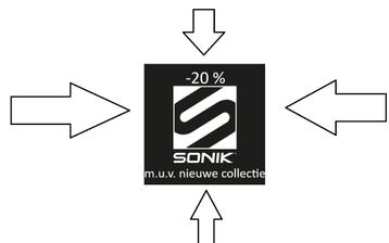 Sonik -20% korting m.u.v. nieuwe artikelen 2026 beschikbaar voor biedingen