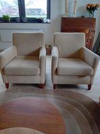 2 fauteuiltjes, Twee, Gebruikt, Hout, Strak