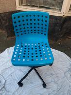 Ikea Sporren bureaustoel, blauw, Ophalen, Zo goed als nieuw, Blauw, Bureaustoel