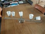 Ikea lamp spotjes merk tidig  2 maal 5  lampjes een maal 2, Huis en Inrichting, Lampen | Hanglampen, Minder dan 50 cm, Gebruikt