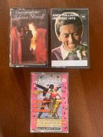 3 Originele Cassettebandjes: Strauss, Williams, Ramboleo, Gebruikt, 2 t/m 25 bandjes, Klassiek, Ophalen of Verzenden