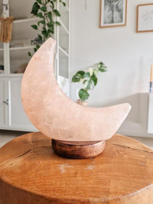Nieuw. zoutsteen lamp maan roze nieuw slaapkamer baby, Kinderen en Baby's, Kinderkamer | Inrichting en Decoratie, Nieuw, Lamp