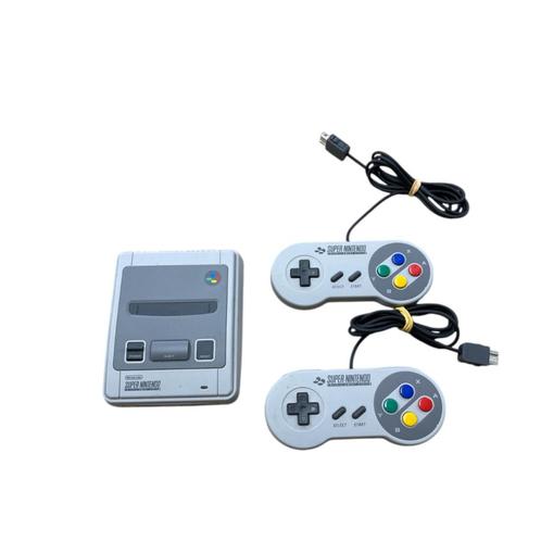 Super Nintendo Entertainment System Mini SNES Incl. 2 Contro, Spelcomputers en Games, Spelcomputers | Nintendo Super NES, Zo goed als nieuw