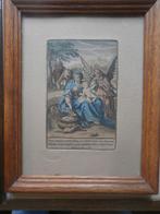 Zeer Byz. 17 e Eeuwse Kleurets, Maria/Gabriel in Egypte, Antiek en Kunst, Ophalen