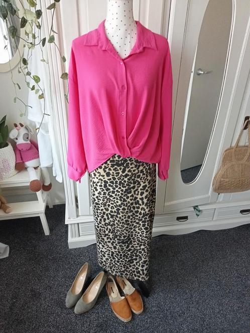 Pescara Blouse maat S/M ", Kleding | Dames, Blouses en Tunieken, Zo goed als nieuw, Maat 46/48 (XL) of groter, Roze, Ophalen of Verzenden