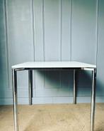 Fritz Hansen Plano design tafel 80 x 80 cm zgan, 50 tot 100 cm, Ophalen of Verzenden, Metaal, Zo goed als nieuw