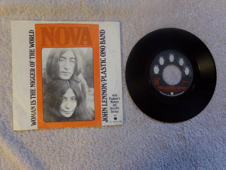 John Lennon -  woman is the nigger of the world, Cd's en Dvd's, Vinyl Singles, Single, 7 inch, Verzenden