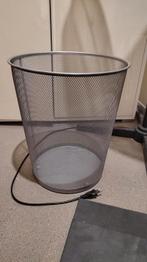 Metalen prullenbak, Huis en Inrichting, Woonaccessoires | Prullenbakken, Ophalen, Gebruikt, Minder dan 10 liter, Metaal