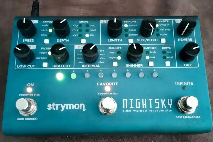 Strymon Nightsky - ZGAN - Spotprijs! Prijsverlaagd!!, Muziek en Instrumenten, Effecten, Zo goed als nieuw, Reverb, Ophalen of Verzenden