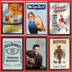 Spiegel Elvis Bacardi Betty J&B Cinzano Wanted Walker Coca C, Verzamelen, Nieuw, Ophalen of Verzenden, Gebruiksvoorwerp